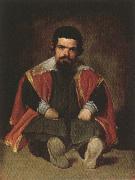 Portrait of the Jester Don Sebastian de Morra Diego Velazquez